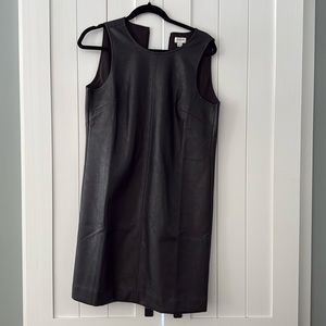 J.Crew faux leather dress